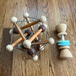 Wooden Manhattan Toy and Rattle